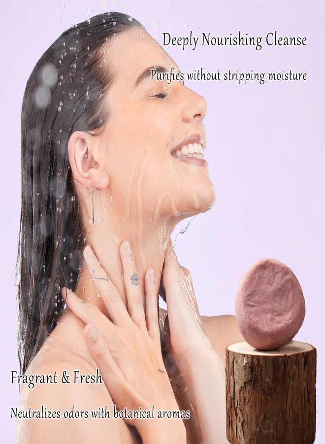 Grospe Roselle & Pear Wood Handmade Soap Bar - Cold-Processed Artisan Soap with Botanical Oils, Gentle Cleansing for Face & Body, 2.8oz (1 Bar) - Image 3